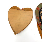 Set of Six Homemade Crayon Decorated Valentines