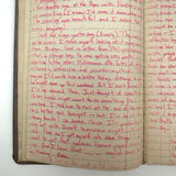 Old Ledger Turned 1971 Diary of High School Junior-Senior (Written in Pink Marker!)