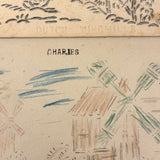 For the Kindergarten, Drawing Made Easy, Complete c. 1890 Drawing Stencil Set with Many Drawings