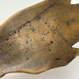 Solid Bronze Hand with Ring and Cuff, Lovely Large Victorian Paperweight