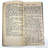Old Ledger Turned 1971 Diary of High School Junior-Senior (Written in Pink Marker!)