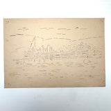 For the Kindergarten, Drawing Made Easy, Complete c. 1890 Drawing Stencil Set with Many Drawings