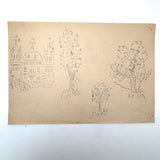 For the Kindergarten, Drawing Made Easy, Complete c. 1890 Drawing Stencil Set with Many Drawings