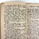 Old Ledger Turned 1971 Diary of High School Junior-Senior (Written in Pink Marker!)