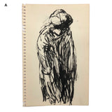 8 More Mid-Century Sketches, Artist Unknown, SOLD INDIVIDUALLY