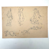 For the Kindergarten, Drawing Made Easy, Complete c. 1890 Drawing Stencil Set with Many Drawings