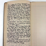 Old Ledger Turned 1971 Diary of High School Junior-Senior (Written in Pink Marker!)
