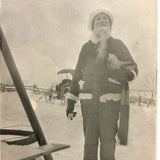 Santa at the Ends of the Earth, Atmospheric Old Snapshot Photo