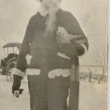 Santa at the Ends of the Earth, Atmospheric Old Snapshot Photo