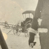 Santa at the Ends of the Earth, Atmospheric Old Snapshot Photo