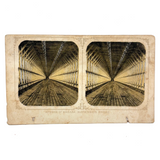 Interior of Niagara Suspension Bridge, Antique Paper Print Stereoview