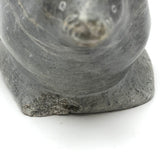 Marvelous Isah Papialuk (Povungnituk Inuit) 1985 Carved Stone "Winged" Seal