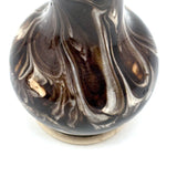 Salt Cellars, Pepper Shaker, Mustard Pot: James Macintyre Pottery "Agateware" Marbled Slipware Set, Staffordshire, c. 1860s