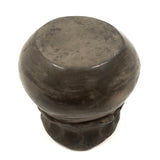 OLD Pueblo Black Pottery Vessel with Unusual Pinched Neck