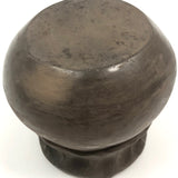 OLD Pueblo Black Pottery Vessel with Unusual Pinched Neck