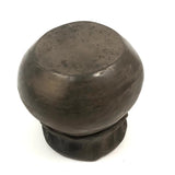 OLD Pueblo Black Pottery Vessel with Unusual Pinched Neck
