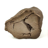 Stylized Modernist Slip Glazed Clay Head of a Woman with Craquelure