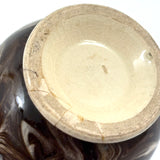 Salt Cellars, Pepper Shaker, Mustard Pot: James Macintyre Pottery "Agateware" Marbled Slipware Set, Staffordshire, c. 1860s
