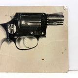 WAH's Revolver, Beaten Up, Iconic Feeling Old Photo Print on Card