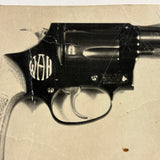 WAH's Revolver, Beaten Up, Iconic Feeling Old Photo Print on Card