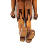 Very Limber Old Jig Woman with Wonderful Face and Sculptural Hair