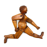 Very Limber Old Jig Woman with Wonderful Face and Sculptural Hair