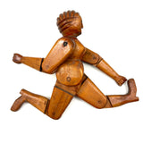 Very Limber Old Jig Woman with Wonderful Face and Sculptural Hair