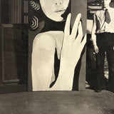 Double Portrait: Man with Short Tie and Larger than Life Painted Woman, 1933 Snapshot