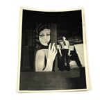 Double Portrait: Man with Short Tie and Larger than Life Painted Woman, 1933 Snapshot