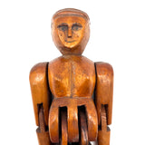 Very Limber Old Jig Woman with Wonderful Face and Sculptural Hair