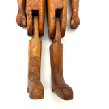 Very Limber Old Jig Woman with Wonderful Face and Sculptural Hair