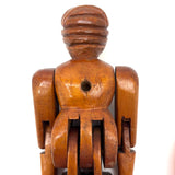Very Limber Old Jig Woman with Wonderful Face and Sculptural Hair