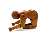 Very Limber Old Jig Woman with Wonderful Face and Sculptural Hair