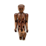 Very Limber Old Jig Woman with Wonderful Face and Sculptural Hair