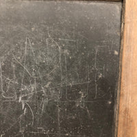 Antique School Slate with SLATE Etched In