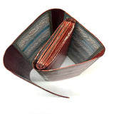 Endlessly Unfolding Red Leather Portfolio of 79 1850s-60s Hand-embroidered Lace Samples