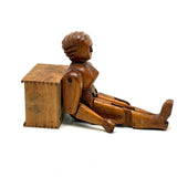 Very Limber Old Jig Woman with Wonderful Face and Sculptural Hair