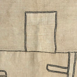 Striking c. 2nd Quarter 20th Century Kuba (Bushong) Rafia Skirt Panel with Applique