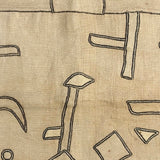 Striking c. 2nd Quarter 20th Century Kuba (Bushong) Rafia Skirt Panel with Applique