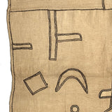 Striking c. 2nd Quarter 20th Century Kuba (Bushong) Rafia Skirt Panel with Applique