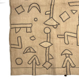 Striking c. 2nd Quarter 20th Century Kuba (Bushong) Rafia Skirt Panel with Applique