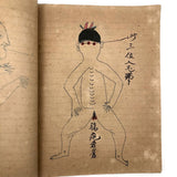 Traditional Chinese Medicine: Fantastic c. Early 20th C. Notebook Full of Illustrative Drawings (Copy)
