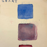 Elsie Zimmerman's Elementary School Watercolor Color Chart, c. 1930s