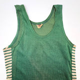 (With A Nod to Jaylen Brown) c. 1930s Green Knit Small Empire Athletic Supply Co. Basketball Jersey with Hand-Sewn No. 7
