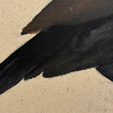 Elsie Zimmerman's Grackle (I believe!), c. 1930s School Watercolor