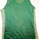 (With A Nod to Jaylen Brown) c. 1930s Green Knit Small Empire Athletic Supply Co. Basketball Jersey with Hand-Sewn No. 7