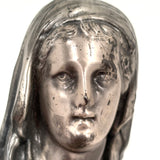 Silver(plate) Madonna, Jenning Brothers Statuette, Earlyish 20th Century