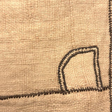 Striking c. 2nd Quarter 20th Century Kuba (Bushong) Rafia Skirt Panel with Applique