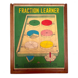 Very Satisfying Shackman Fraction Learner Set, Complete with Spinner, 1960s