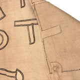 Striking c. 2nd Quarter 20th Century Kuba (Bushong) Rafia Skirt Panel with Applique